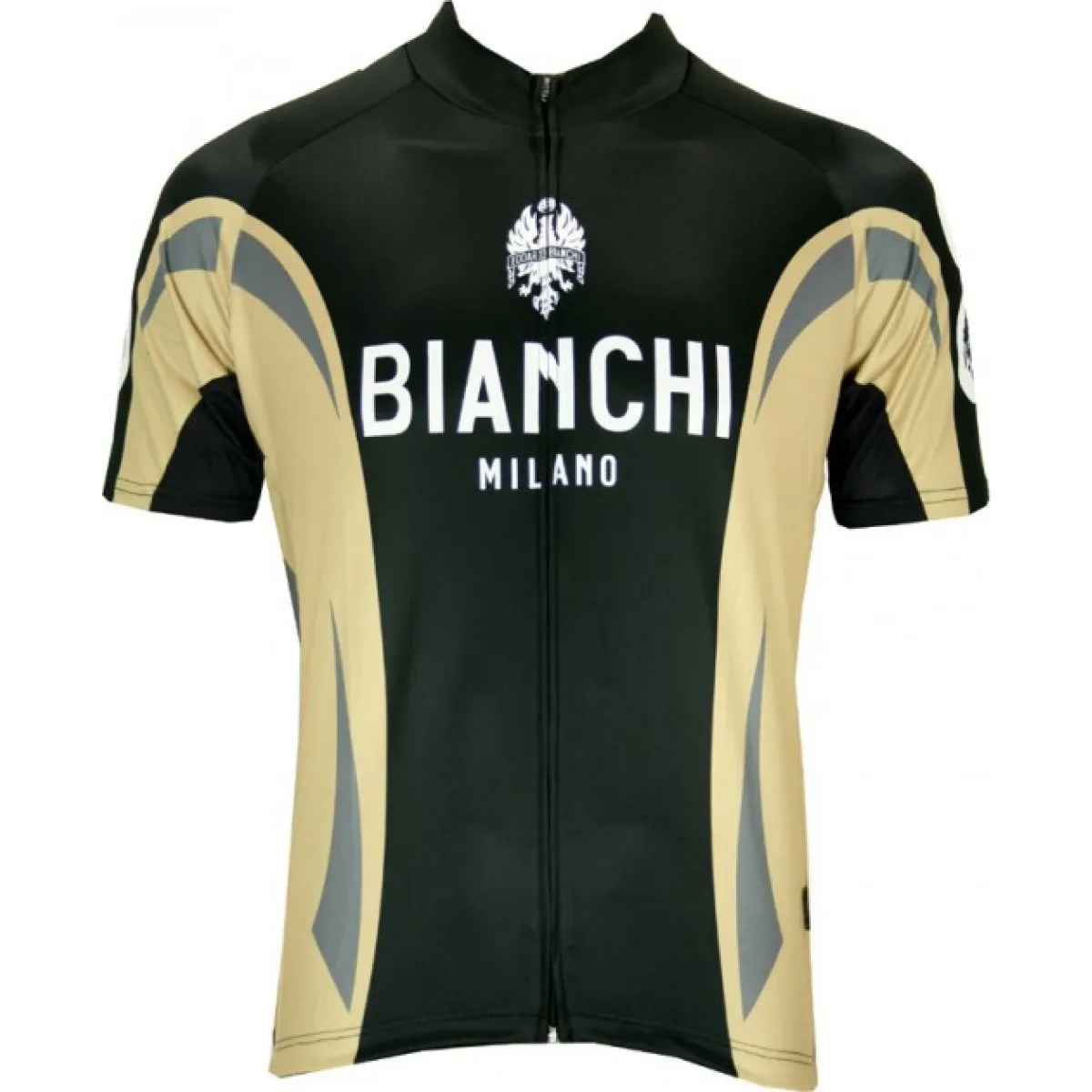 Bianchi Milano short sleeve jersey (continuous zipper) - NOVI