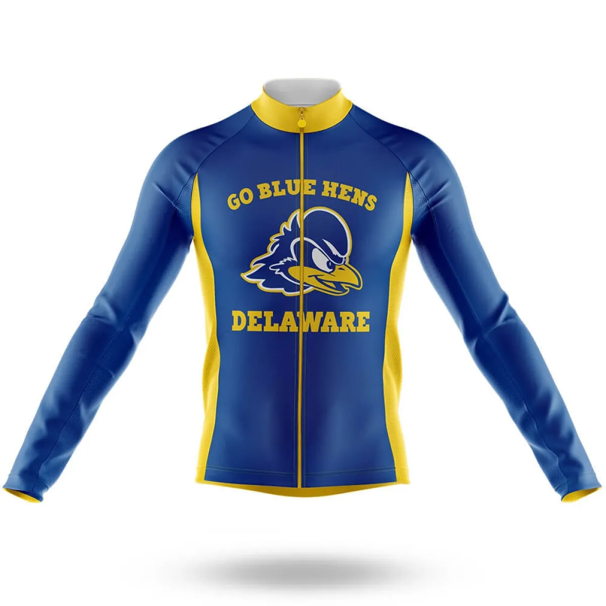 Go Blue Hens Long Sleeve Cycling Jersey Only Outlet