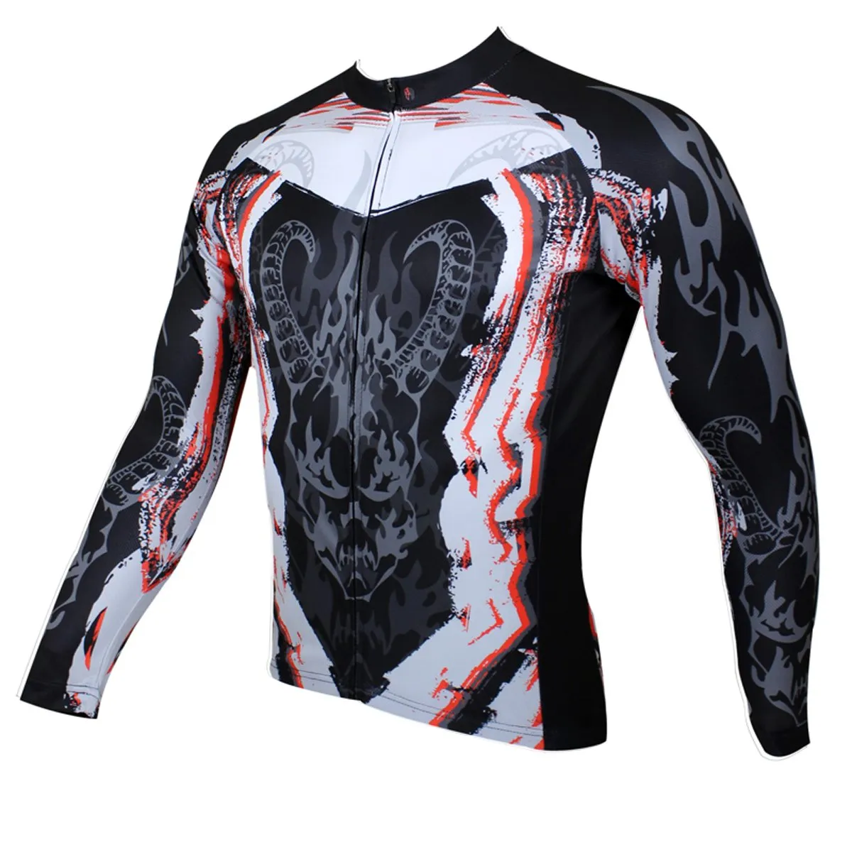 Goat Bike Clothing Men's Long-sleeved Cycling Jersey Animal Pattern NO.107