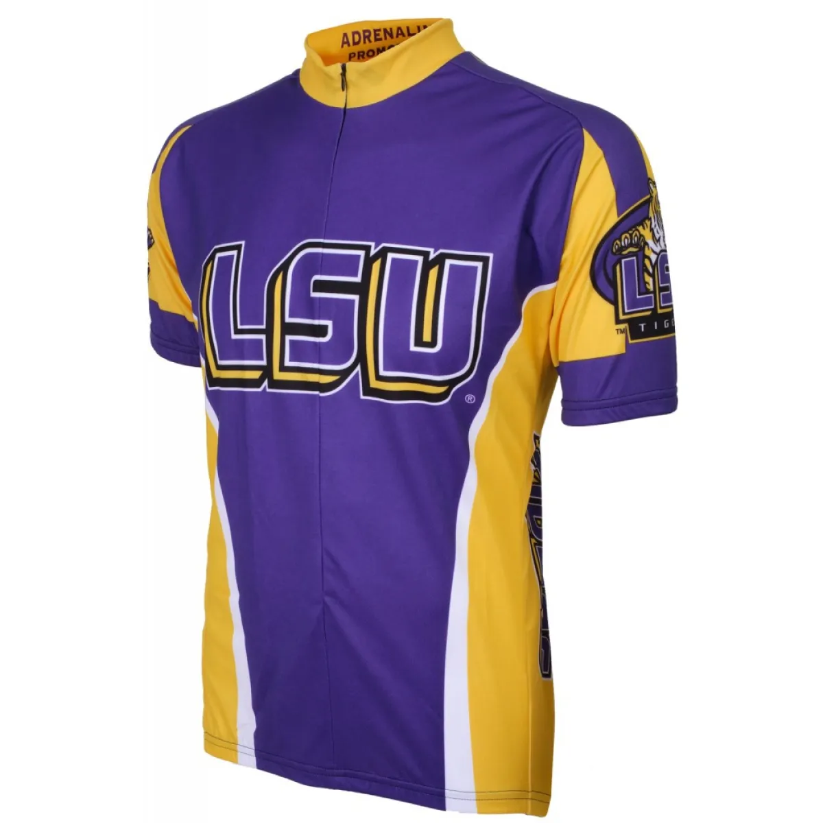 NCAA LSU Louisiana State University Tigers Short Sleeve Cycling Jerseys
