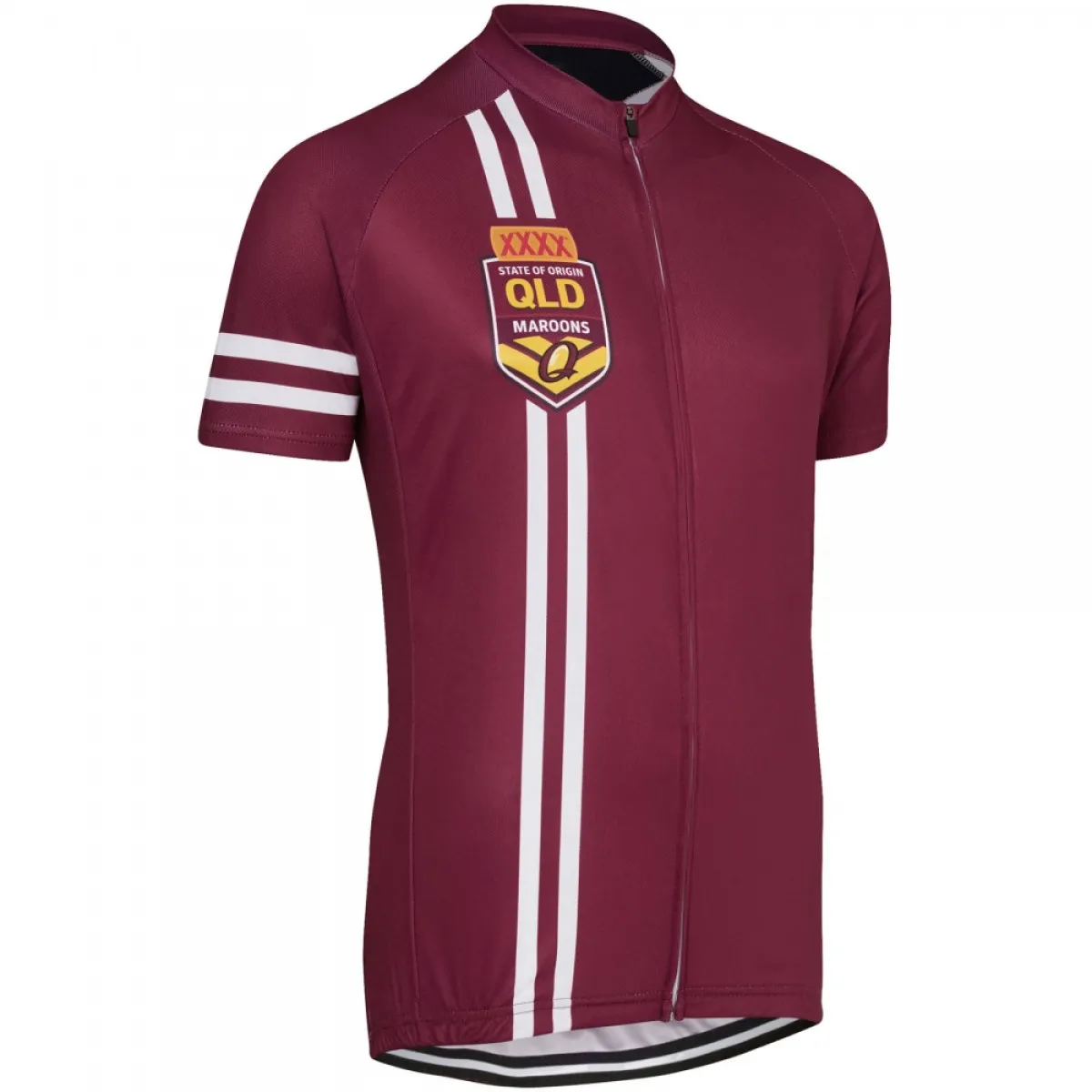 NRL Queensland Maroons Short Sleeve bike shirts cycling Jerseys