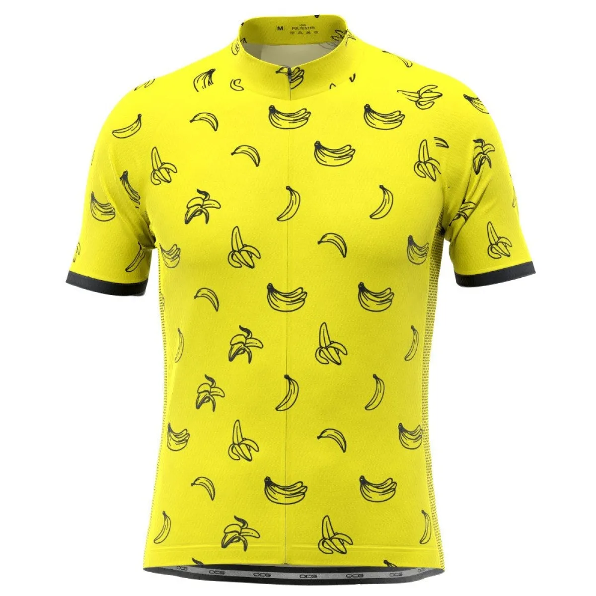 Men's Must Be Bananas Short Sleeve Cycling Jersey Bananas Mens