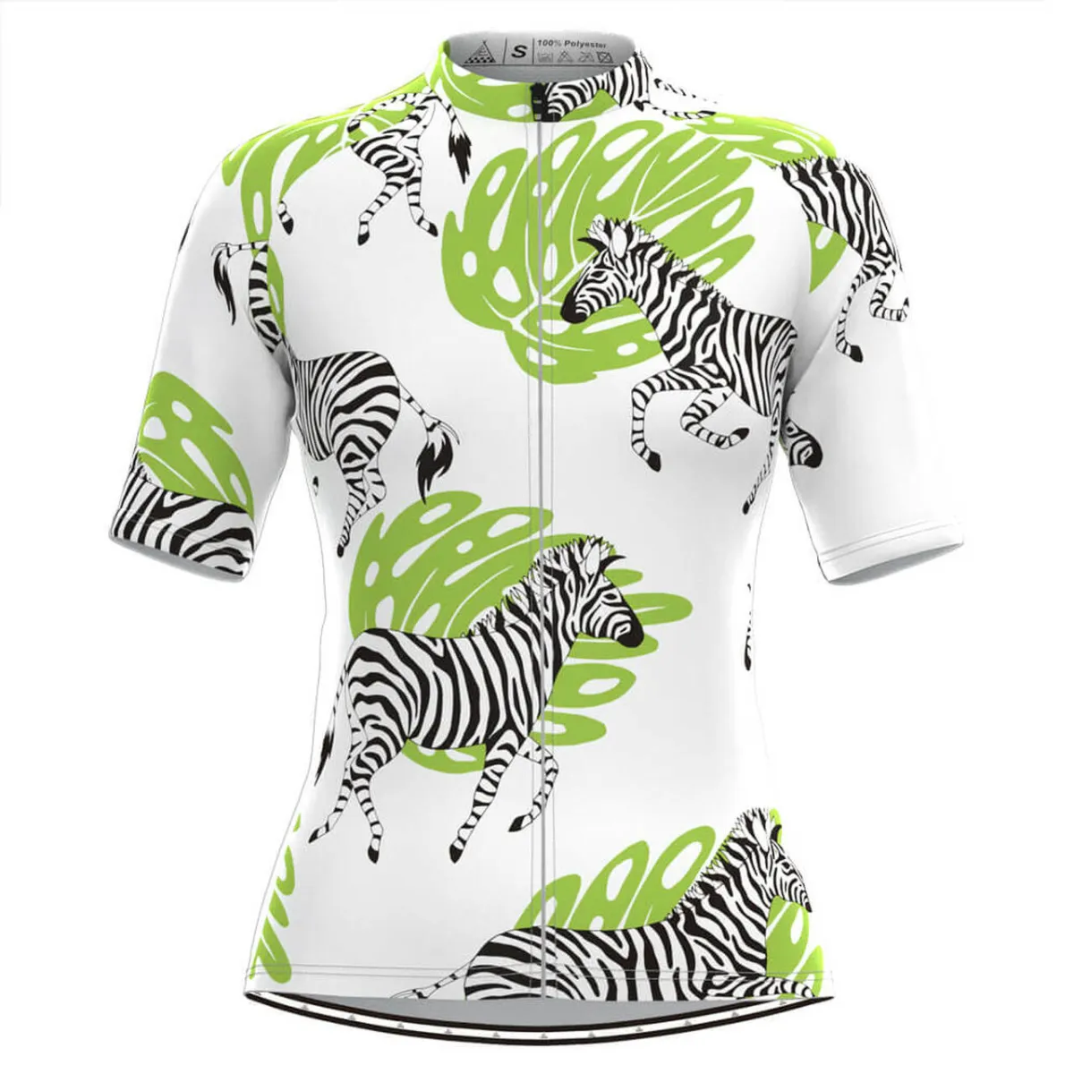 Women's Zebra Print Aloha Hawaiian Cycling Jersey To Buy