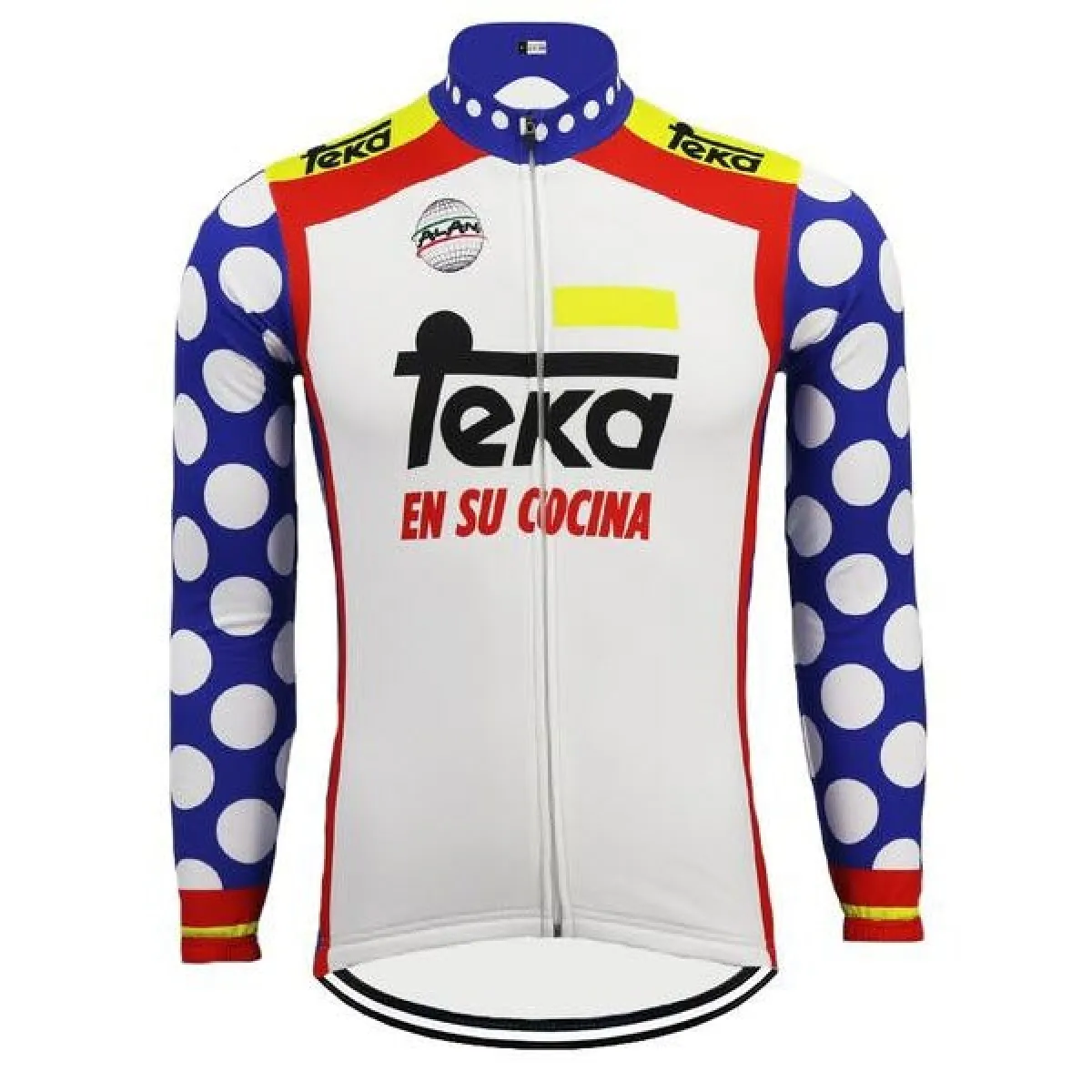 Retro Team Teka Long Sleeve Cycling Jersey To Buy