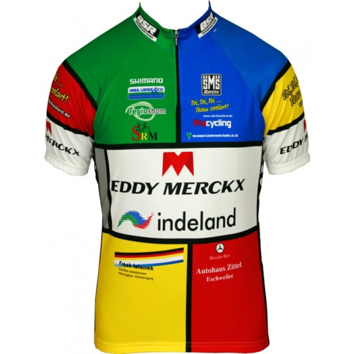 EDDY MERCKX INDELAND 2012 Radsport-Profi-Team - Short Sleeve Jersey