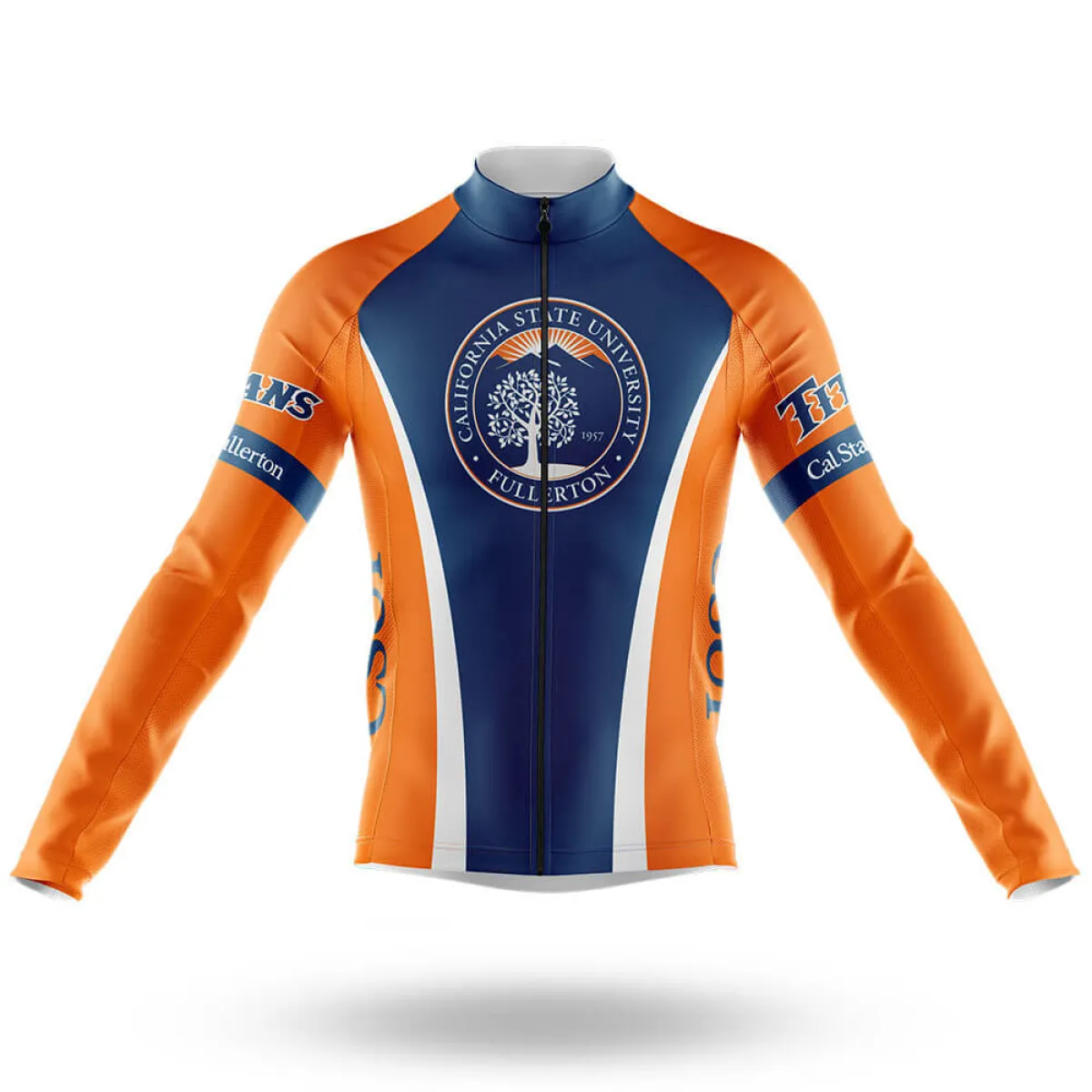 California State University Fullerton Long Sleeve Cycling Jersey Only
