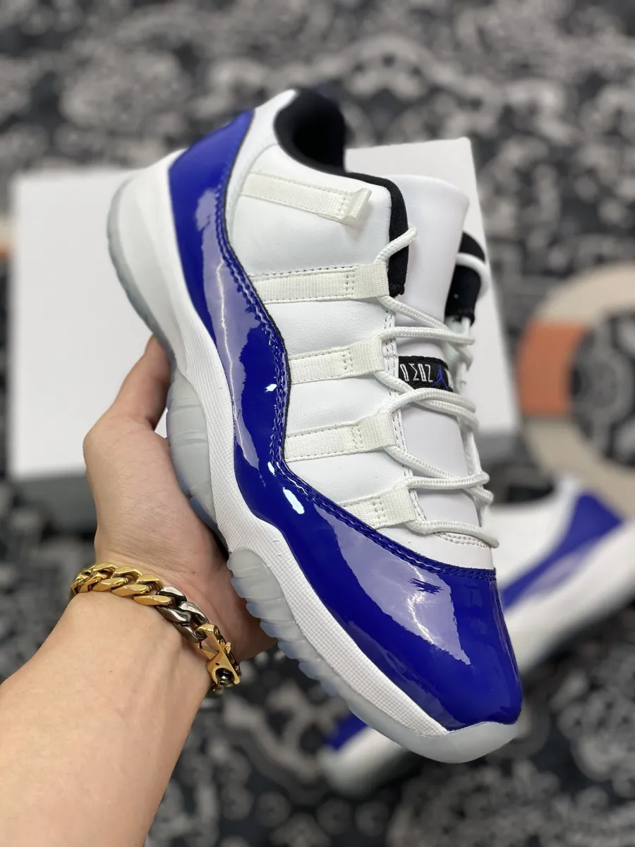 Air Jordan 11 Low White/Black-Concord AH7860–100 To Buy