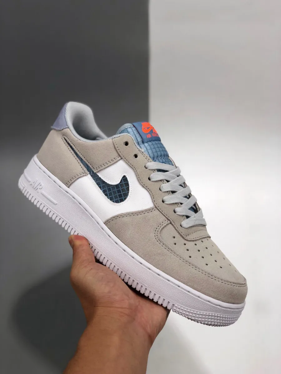 Nike Air Force 1 Low Pure Platinum/Indigo Fog-White-Hyper Crimson CK4383-001 Restock