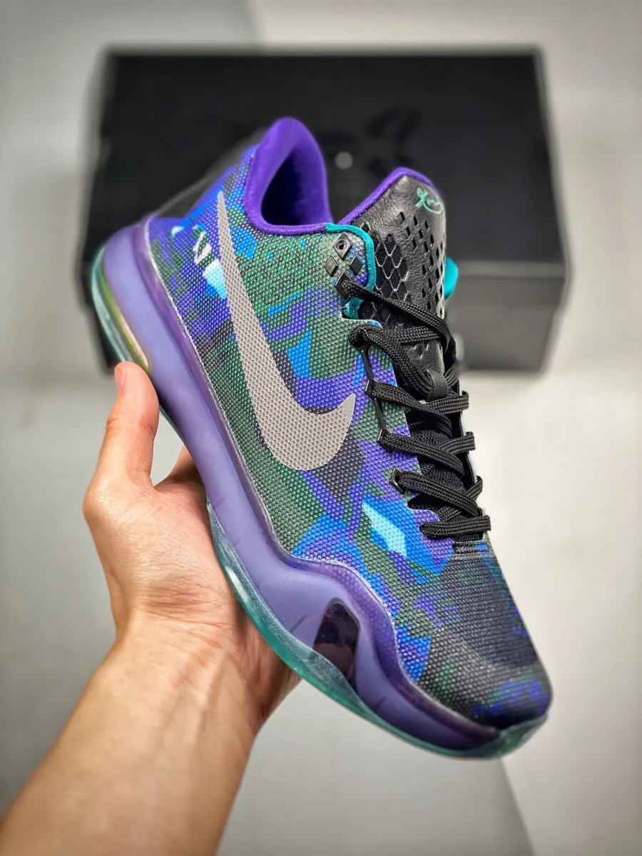 Nike Kobe 10 'Peach Jam' Emerald Glow/Reflect Silver-Purple / peach jam kobe