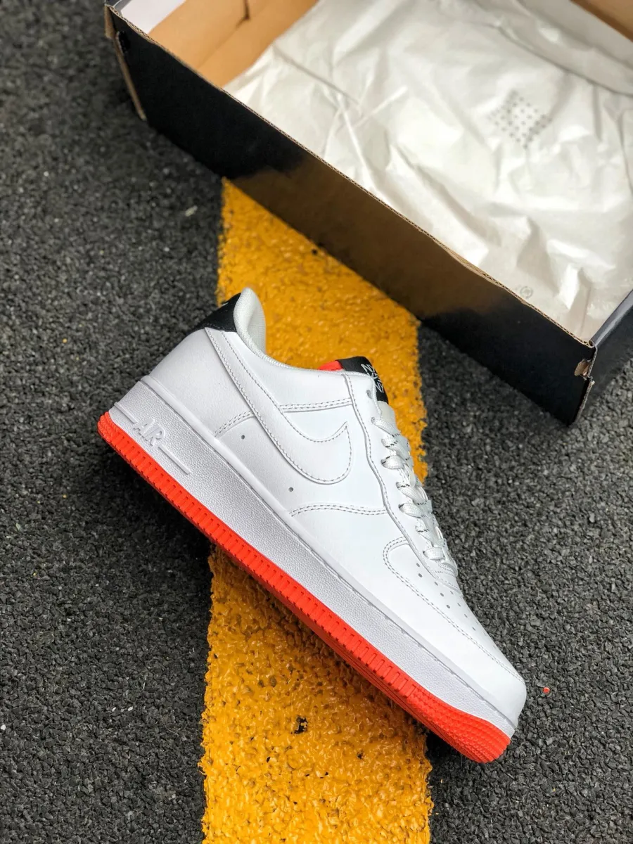 Nike Air Force 1 Low 'NY V NY' White/Black-Orange Peel CJ5848-100 To Buy