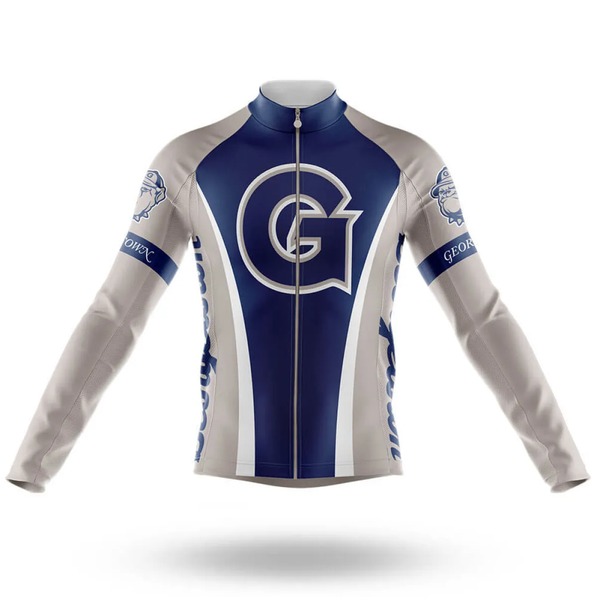 Georgetown University Long Sleeve Cycling Jersey Only