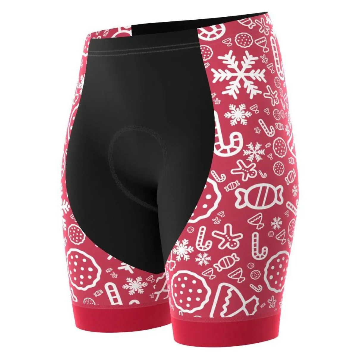 Women's Christmas Candy Pro-Band Cycling Shorts Online