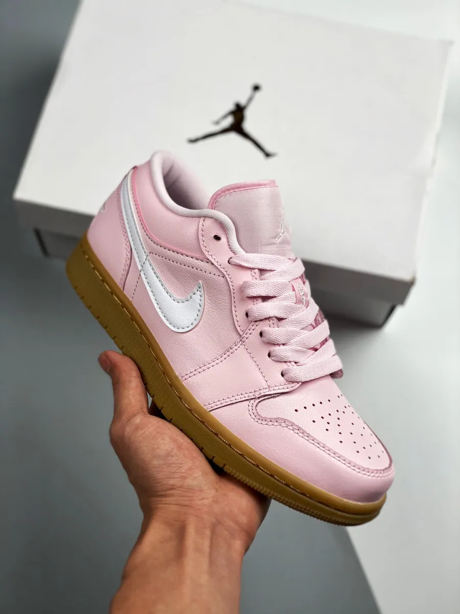 Air Jordan 1 Low Arctic Pink Gum DC0774-601 UniSex AJ1 #aj 1 low pink