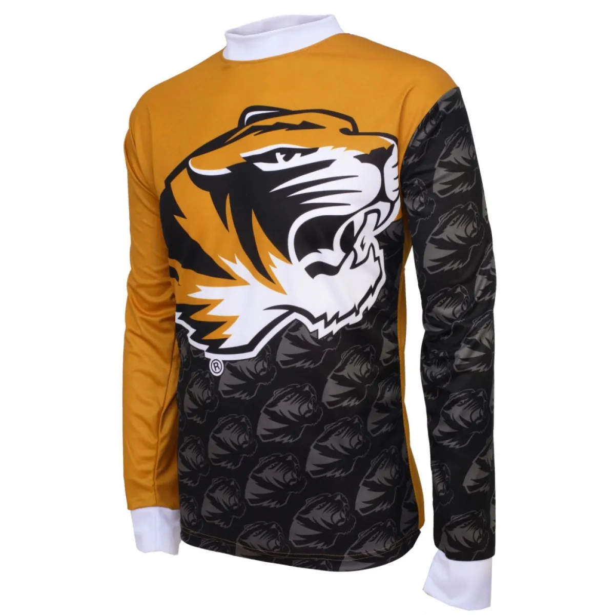NCAA Mizzou, MU, University of Missouri Tigers Mountain Long Sleeve Bike MTB Cycling Jerseys