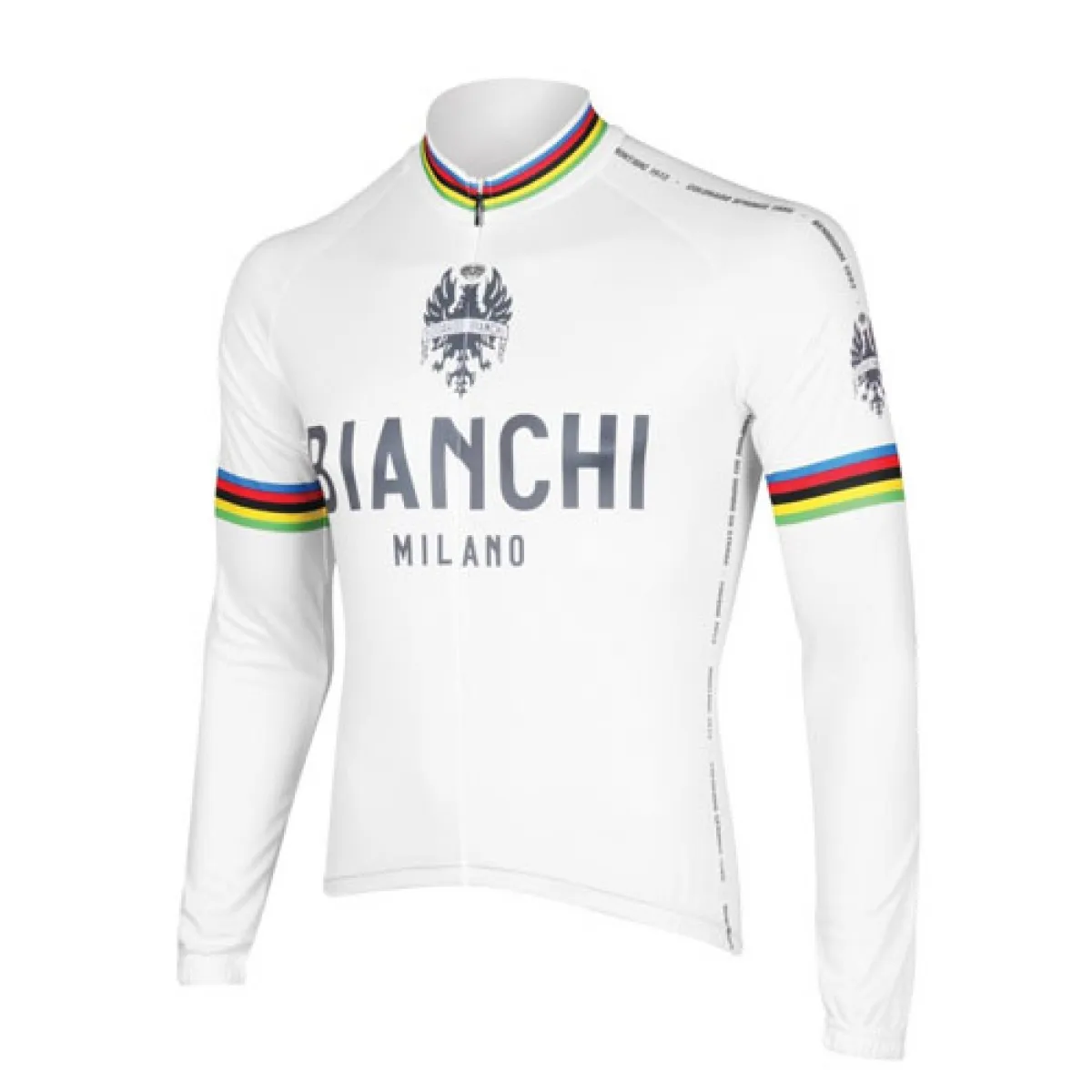 Bianchi World Champion White Cycling Winter Jacket