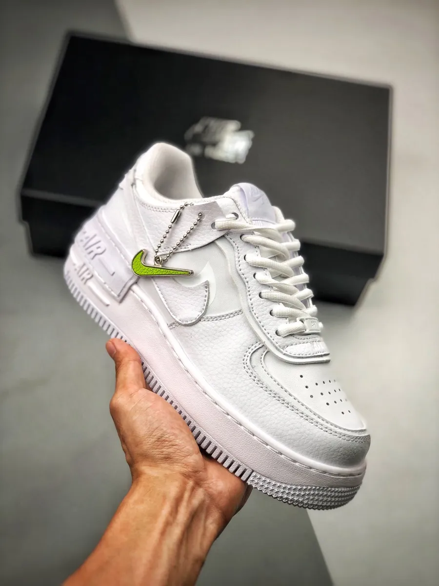Nike Air Force 1 'Shadow' Triple White Ci0919-100
