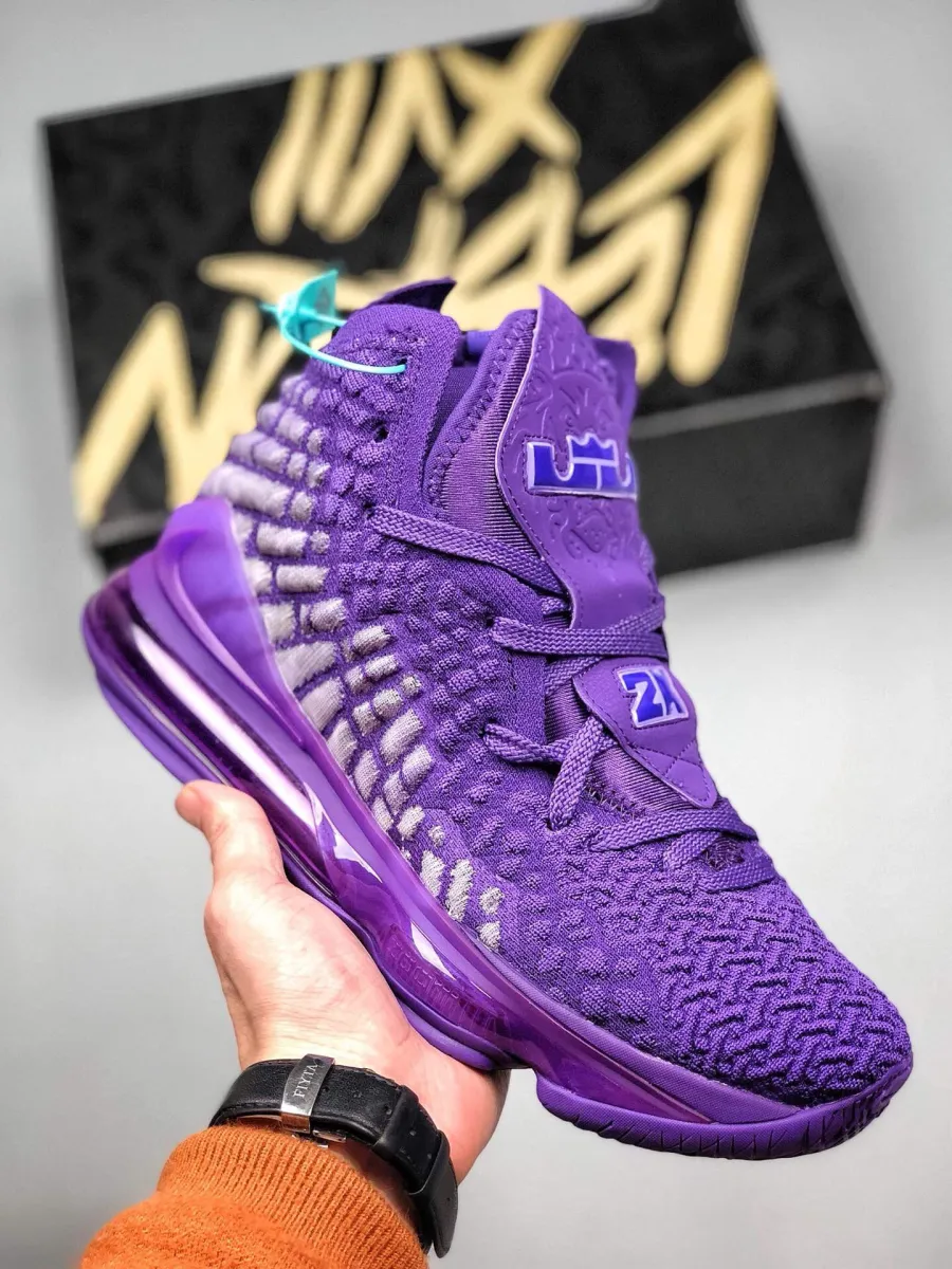 Nike LeBron 17 'Bron 2K' Purple BQ3177-500 purple lebron 17