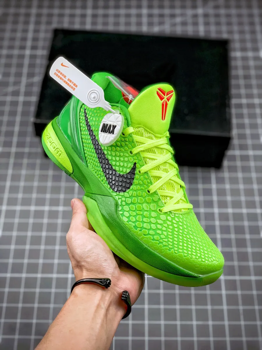 Nike Kobe 6 Protro 'Grinch' Green Apple/Volt-Crimson-Black CW2190-300 - green grinch kobes