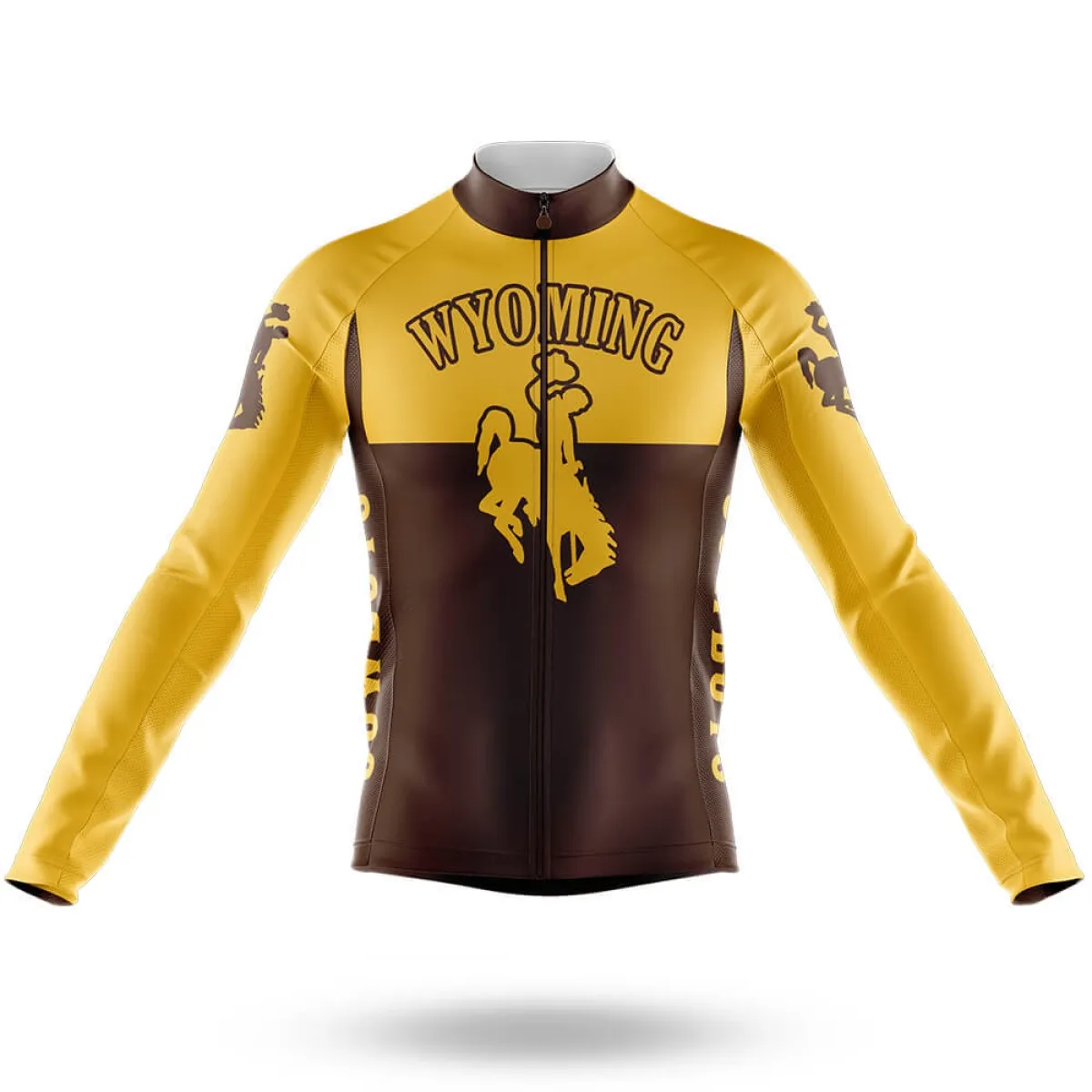 University of Wyoming V2 Long Sleeve Cycling Jersey Only