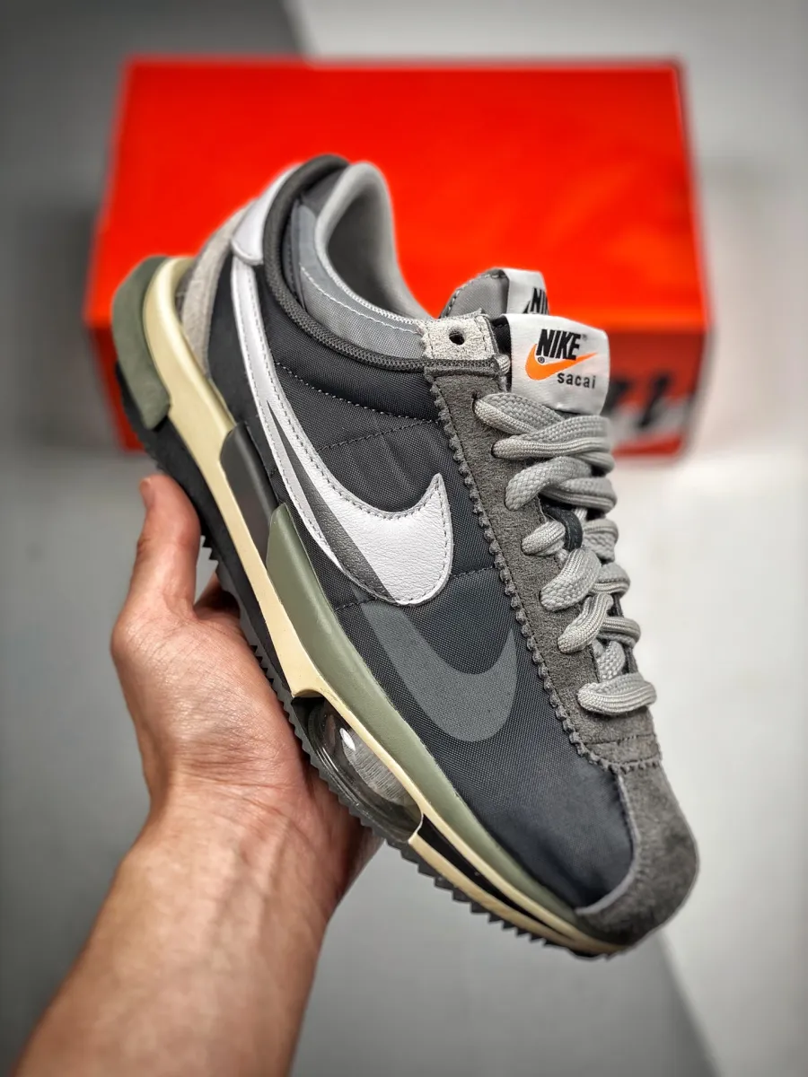 sacai x Nike Cortez 2022 Black Grey Nike Cortez Black And Grey
