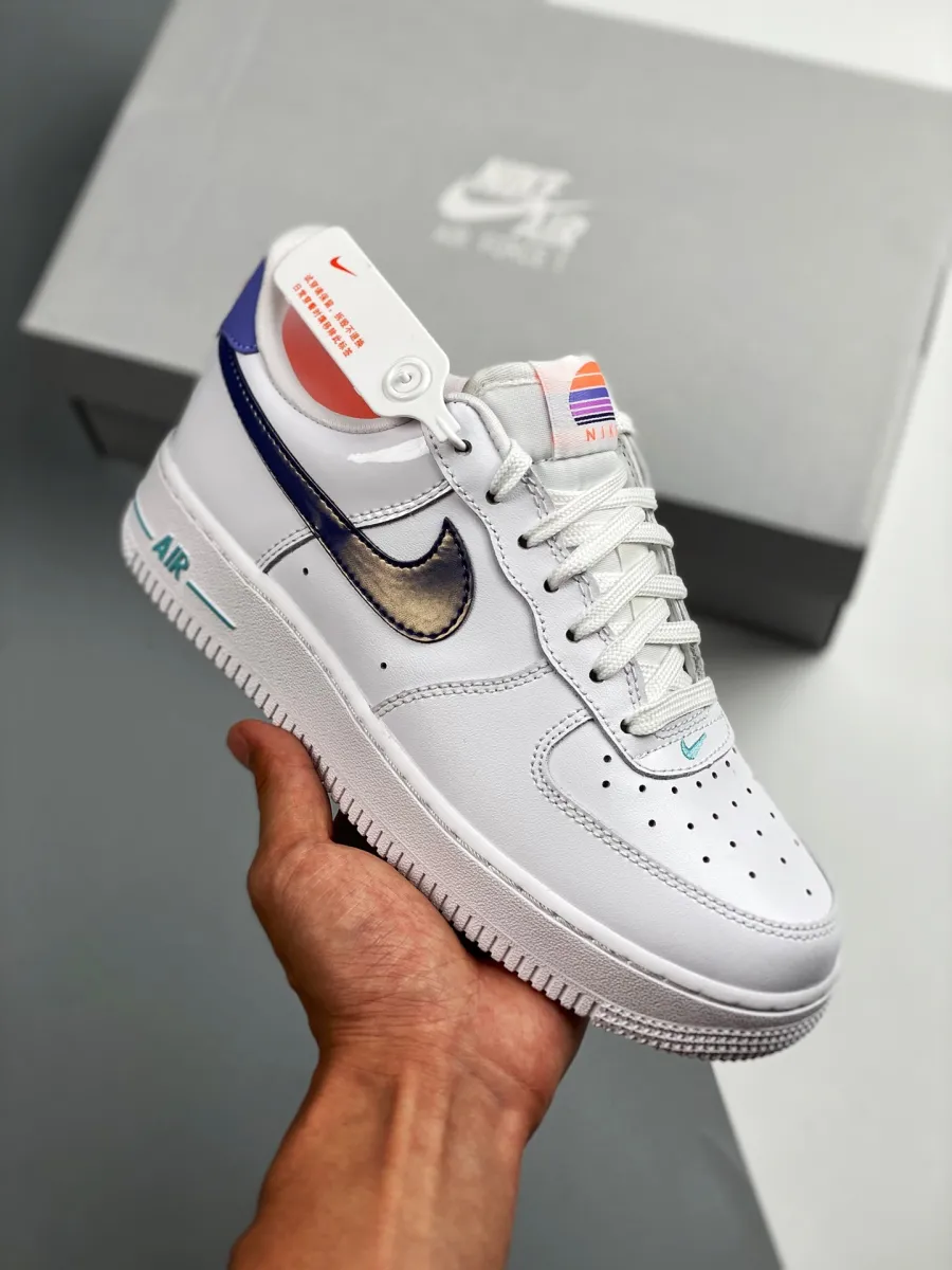 Nike Air Force 1 Low 'Tropical Resorts' White DC8188-100 Nike Air Force 1 Dark Purple