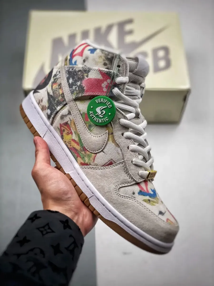 Rammellzee Dunks Supreme x Nike SB Dunk High Rammellzee FD8779-100