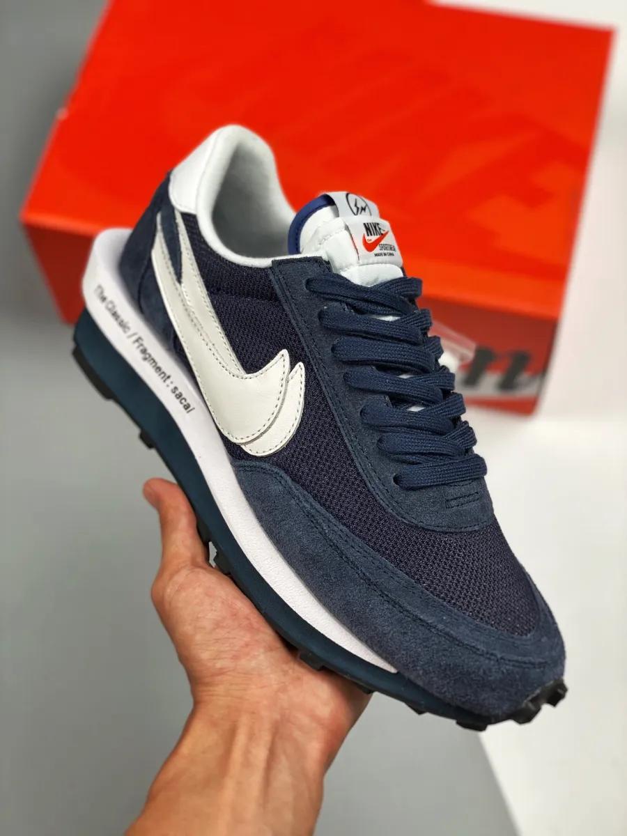 Fragment x Sacai x Nike LDWaffle Blue Void/Obsidian/White / fragment sacai