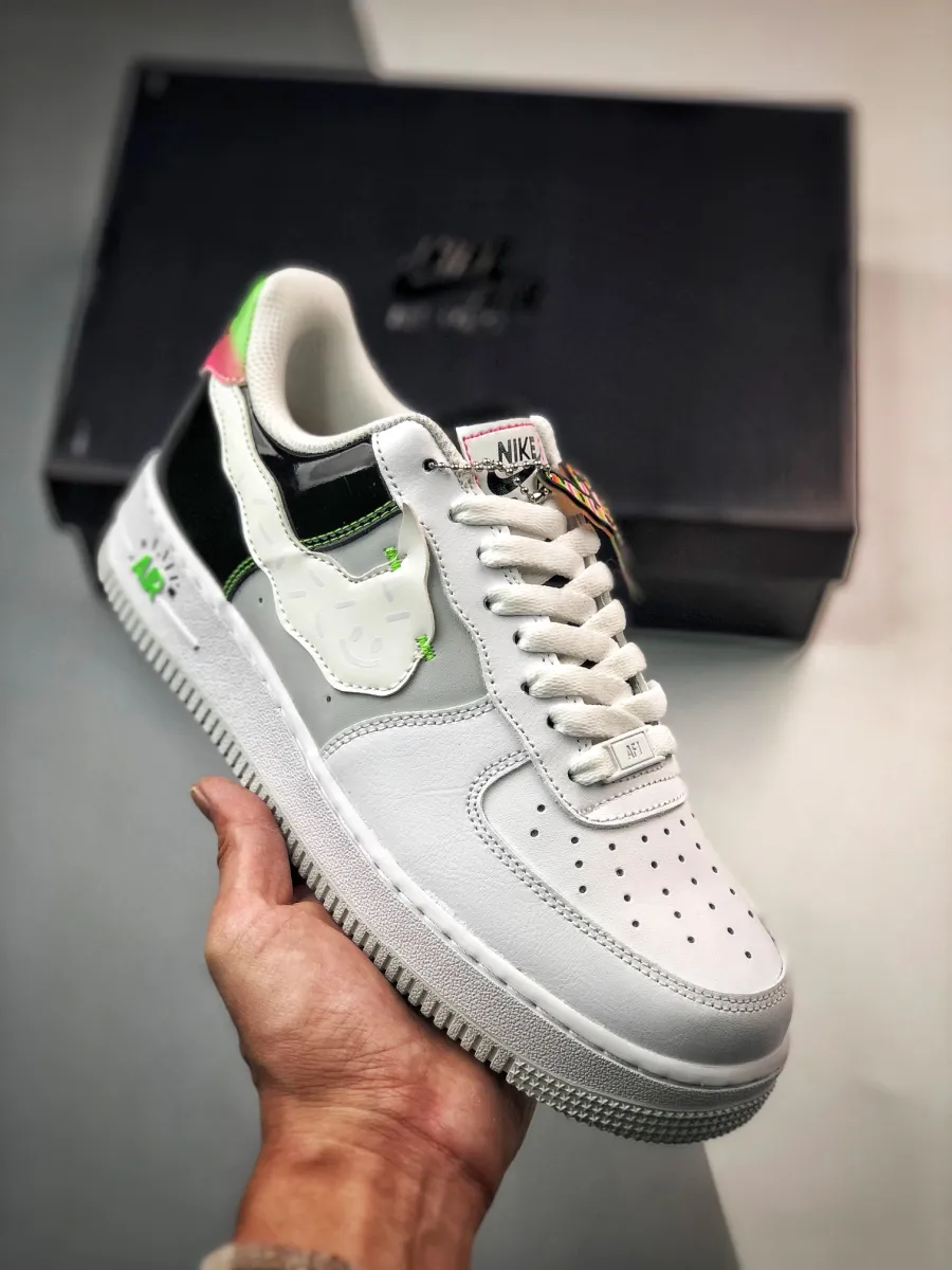 Nike Air Force 1 Low 'Pop Art' White Photon Dust Black - nike pop art