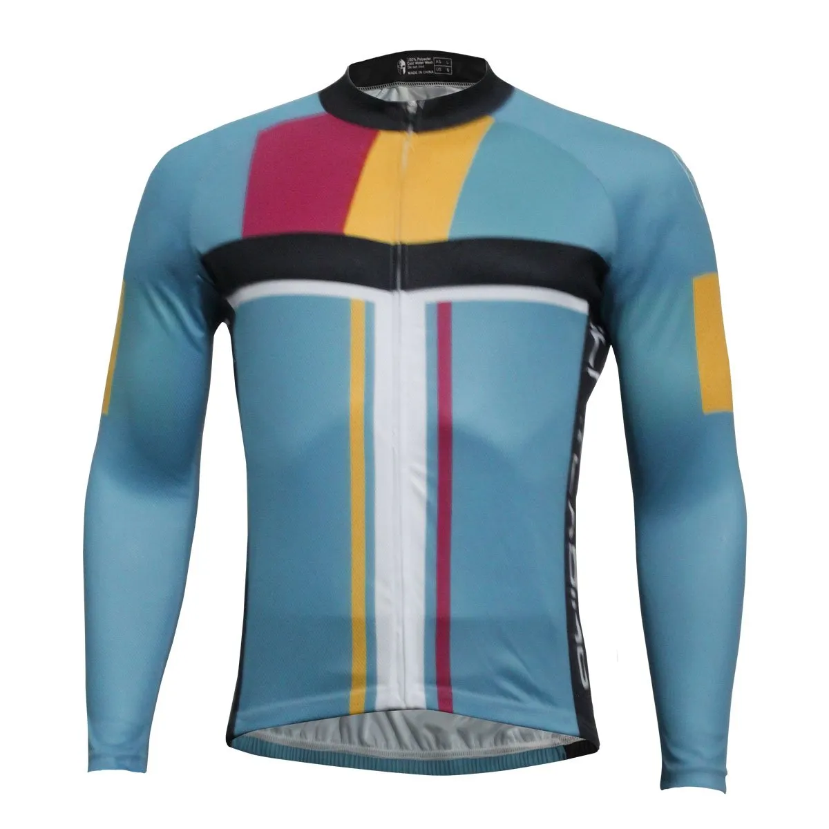 Men's Comfortable Breathable Long-sleeve Blue Cycling Jersey Outdoor Sportswear Leisure Biking Shirt Fall/Autumn Bicycle clothing NO.763
