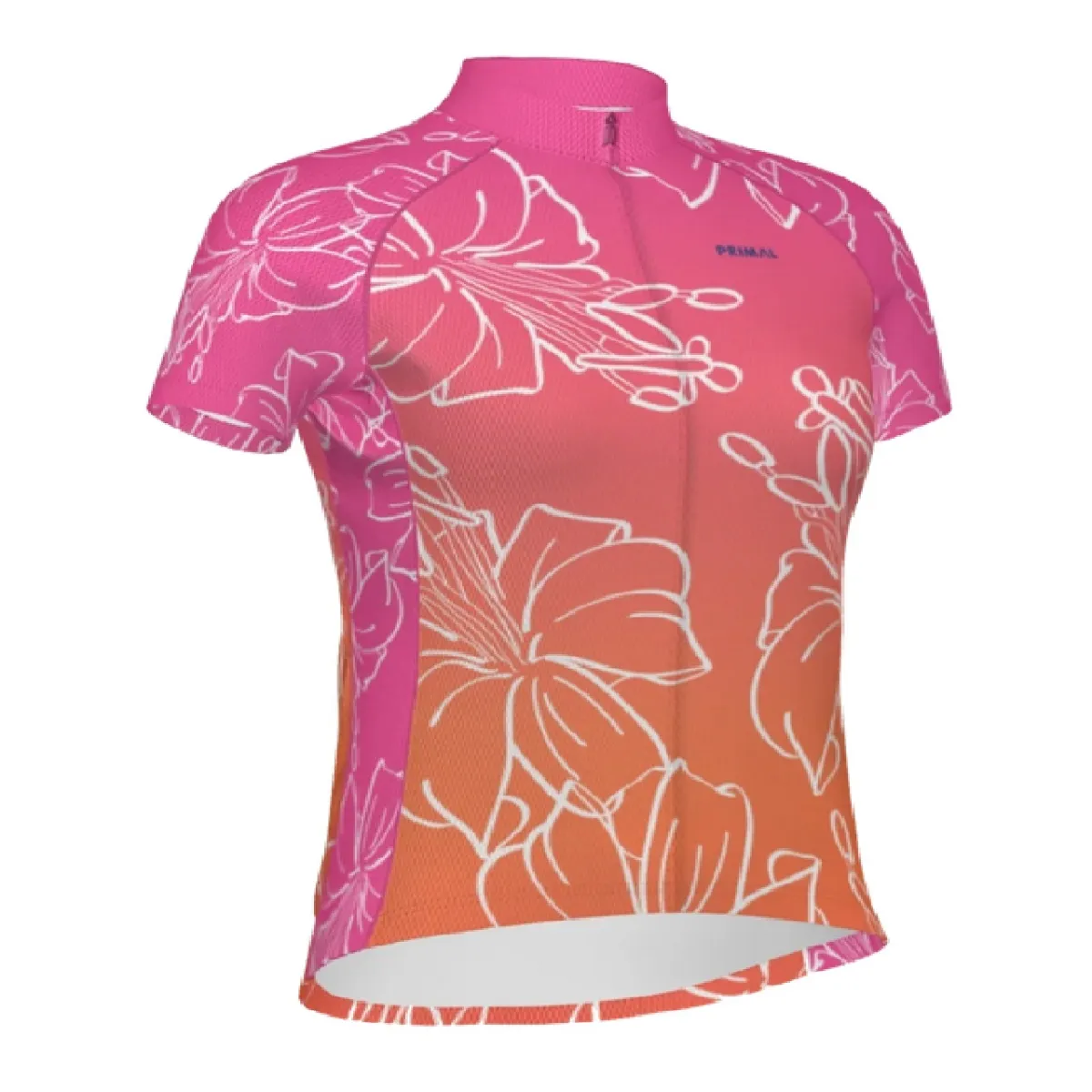 Primal Wear Hana Full Zip Short Sleeve Women's Sport Hawaii Theme Cycling Jersey, Road To Hana Bike