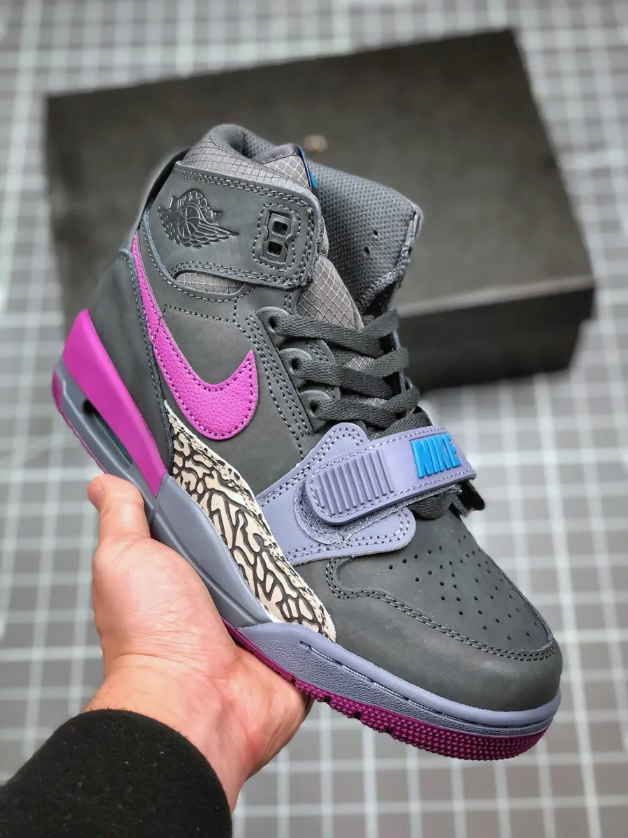 Air Jordan Legacy 312 Dark Grey Purple AV3922-005 / jordan 312 grey
