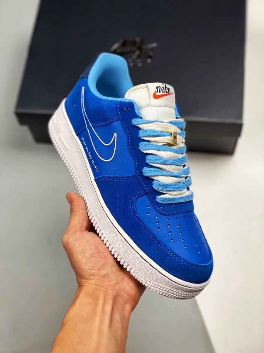 Nike Air Force 1 Low 'First Use' University Blue/White air force 1 blue bottoms