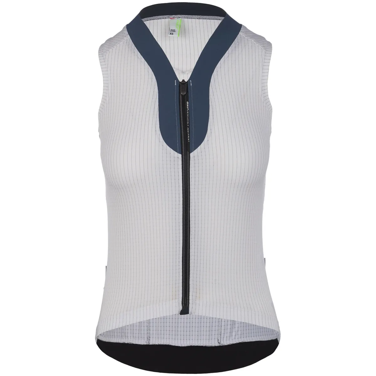 Q36.5 L1 Lady Pinstripe sleeveless women jersey - White 025W.1.S