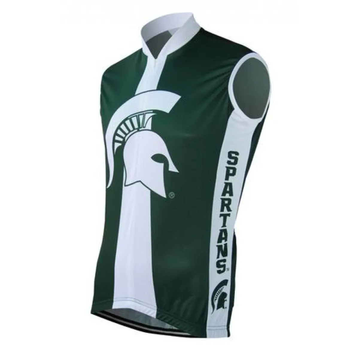 NCAA MSU Michigan State Spartans Sleeveless Cycling Jerseys Z-1905389