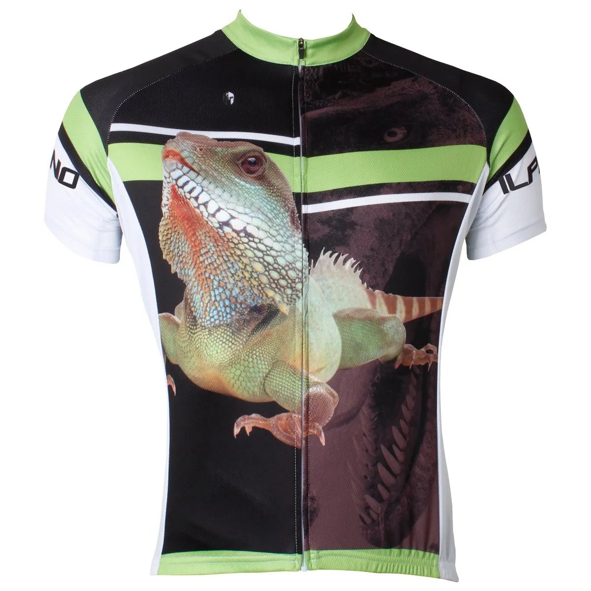 ILPALADINO Chameleon Nature Men's Professional MTB Cycling Jersey Breathable and Quick Dry Comfortable Bike Shirt for Summer NO.556