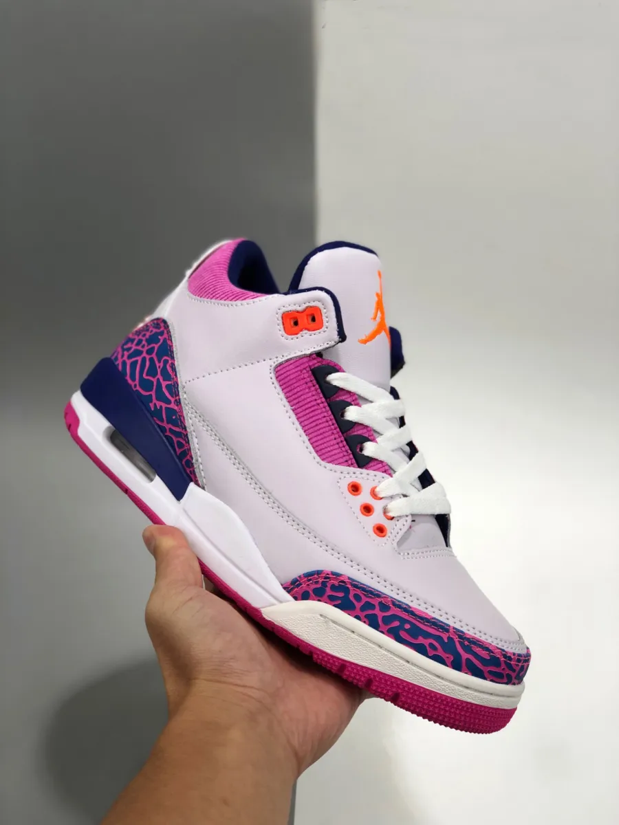 Air Jordan 3 Retro Gg 'Barely Grape' AJ3 Hyper Crimson/Fire Pink #jordan 3 grape
