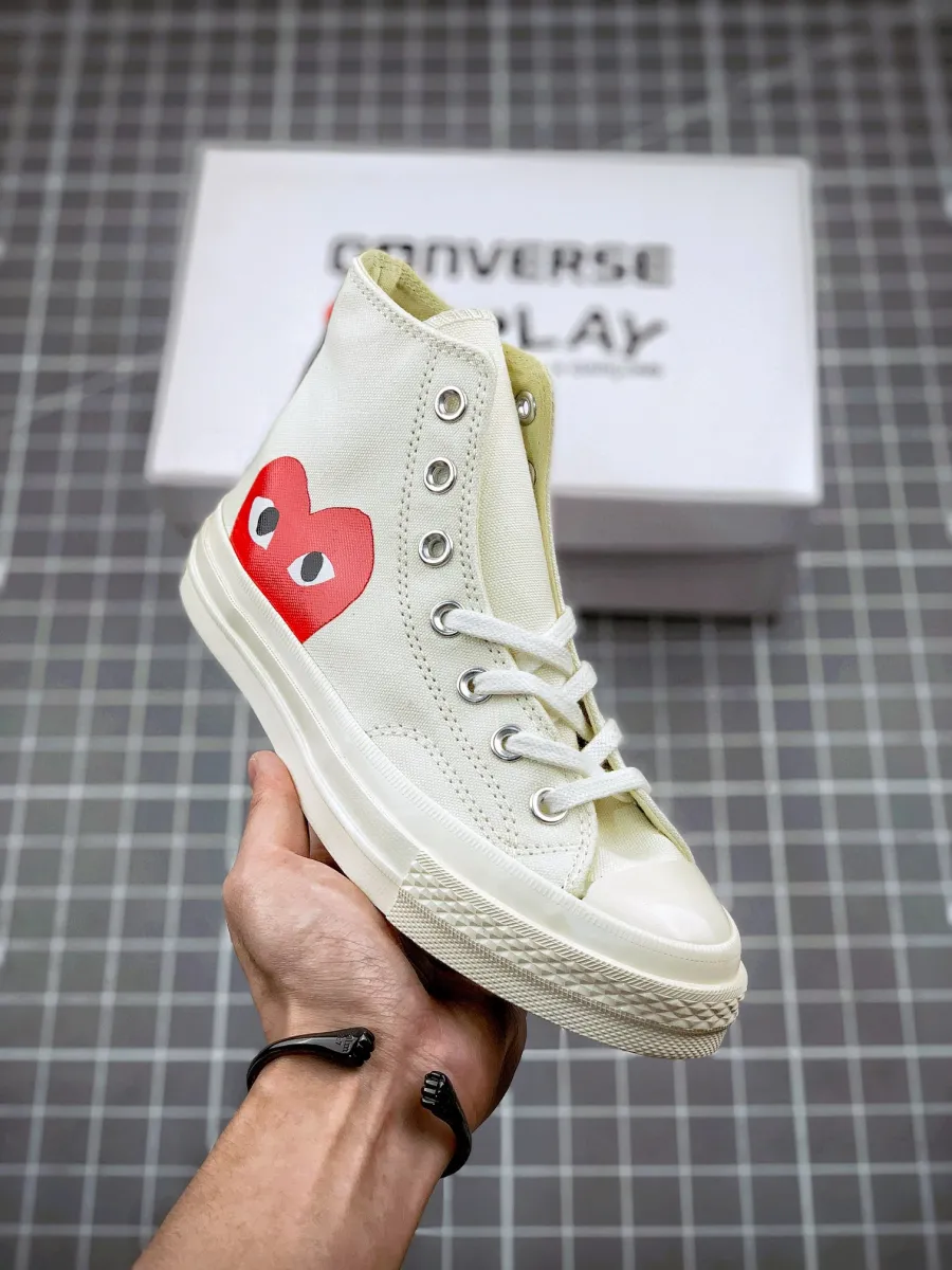 Comme des Garcons Play x Converse Chuck Taylor All Star 70 Hi White / cdg converse white