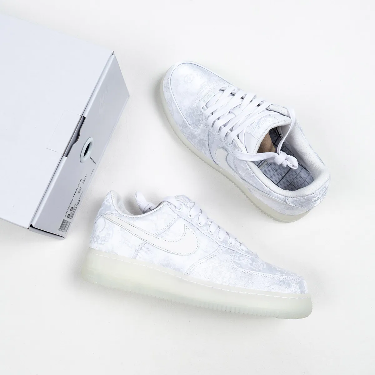 CLOT x Nike Air Force 1 White AO9286-100 / af1 clot white