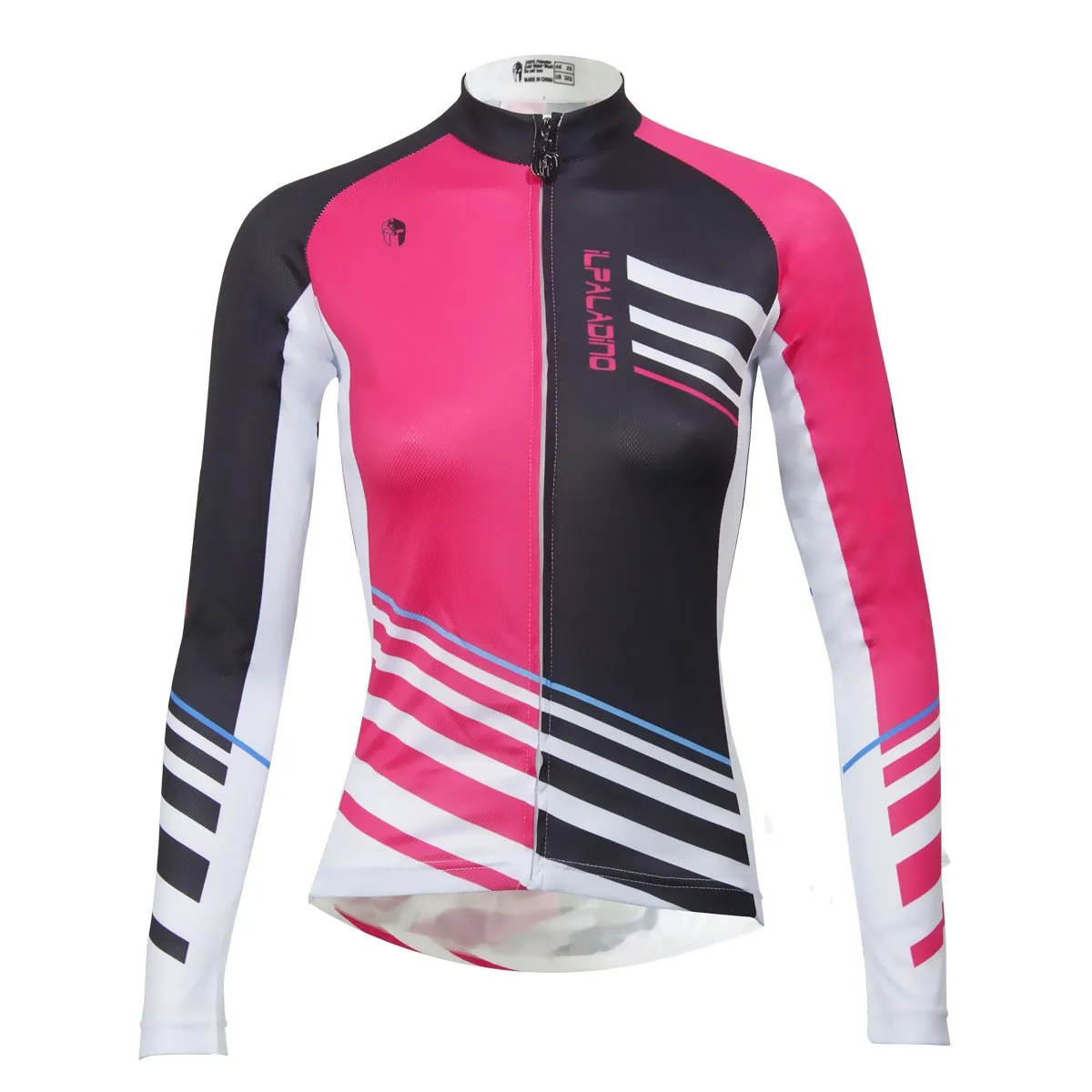 ILPALADINO Women's Long Sleeves Cycling Jerseys Apparel Outdoor Sports Gear Leisure Biking T-shirt NO.769