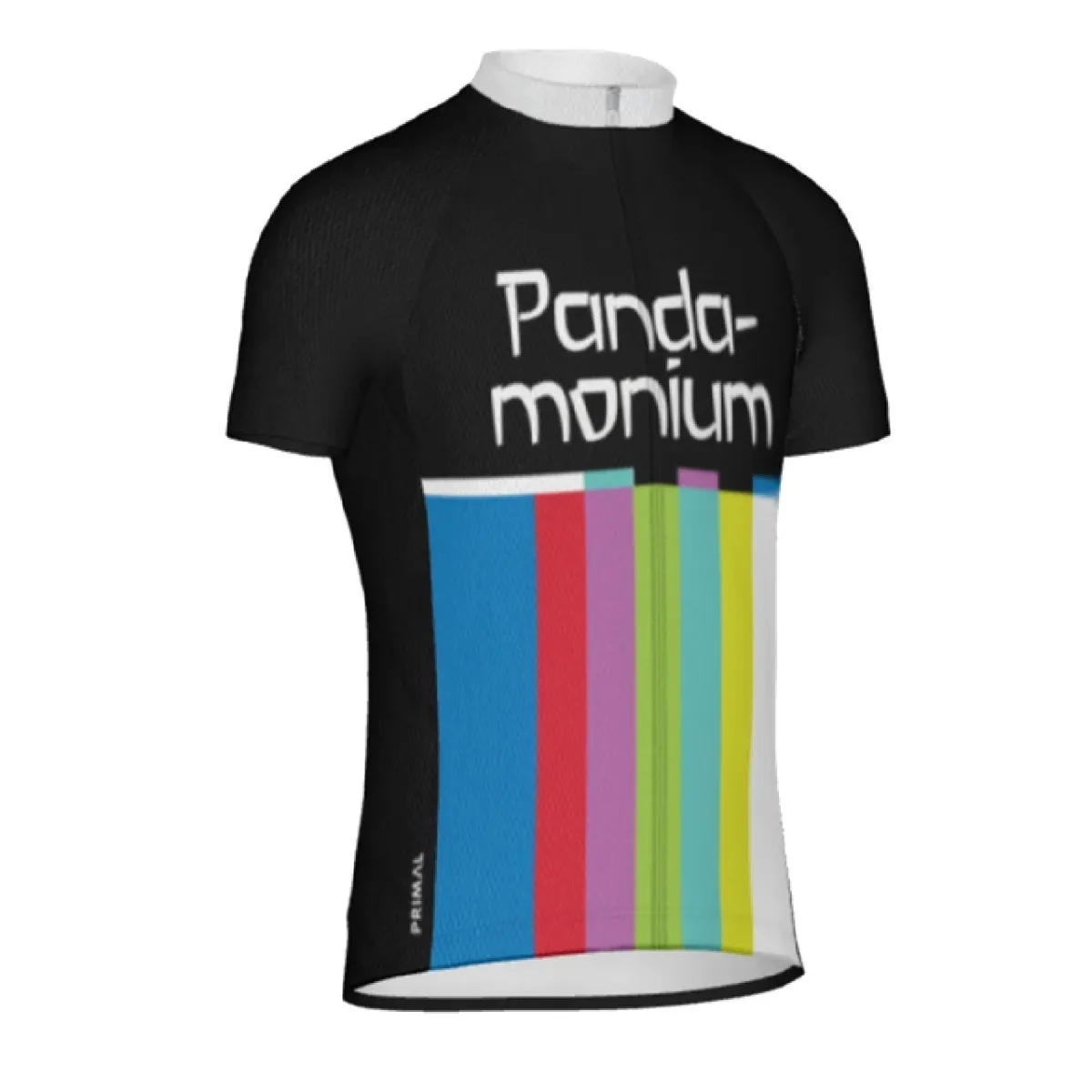 Primal Wear Panda-Monium Full zip Men's Short Sleeve Cycling Jersey