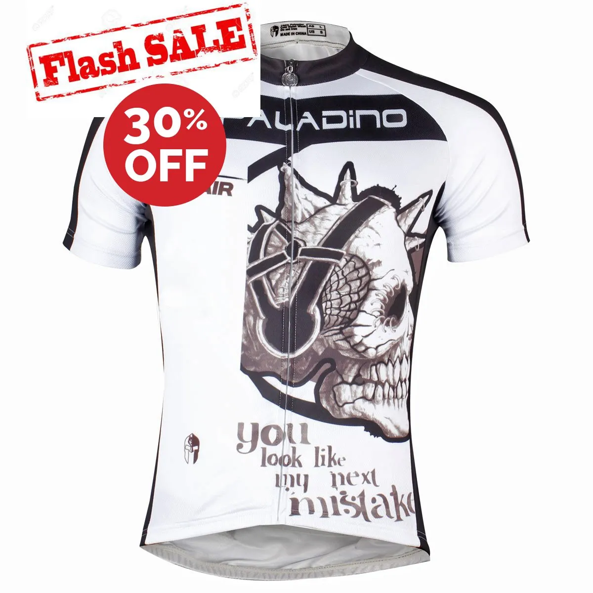 ILPALADINO Music Skull Men's Cycling Jersey Mountain Bike Fits Cycling Apparel for Summer Exercise Bicycling Pro Cycle Clothing Outdoor Sports Leisure Biking Breathable Road Bike Shirt 779