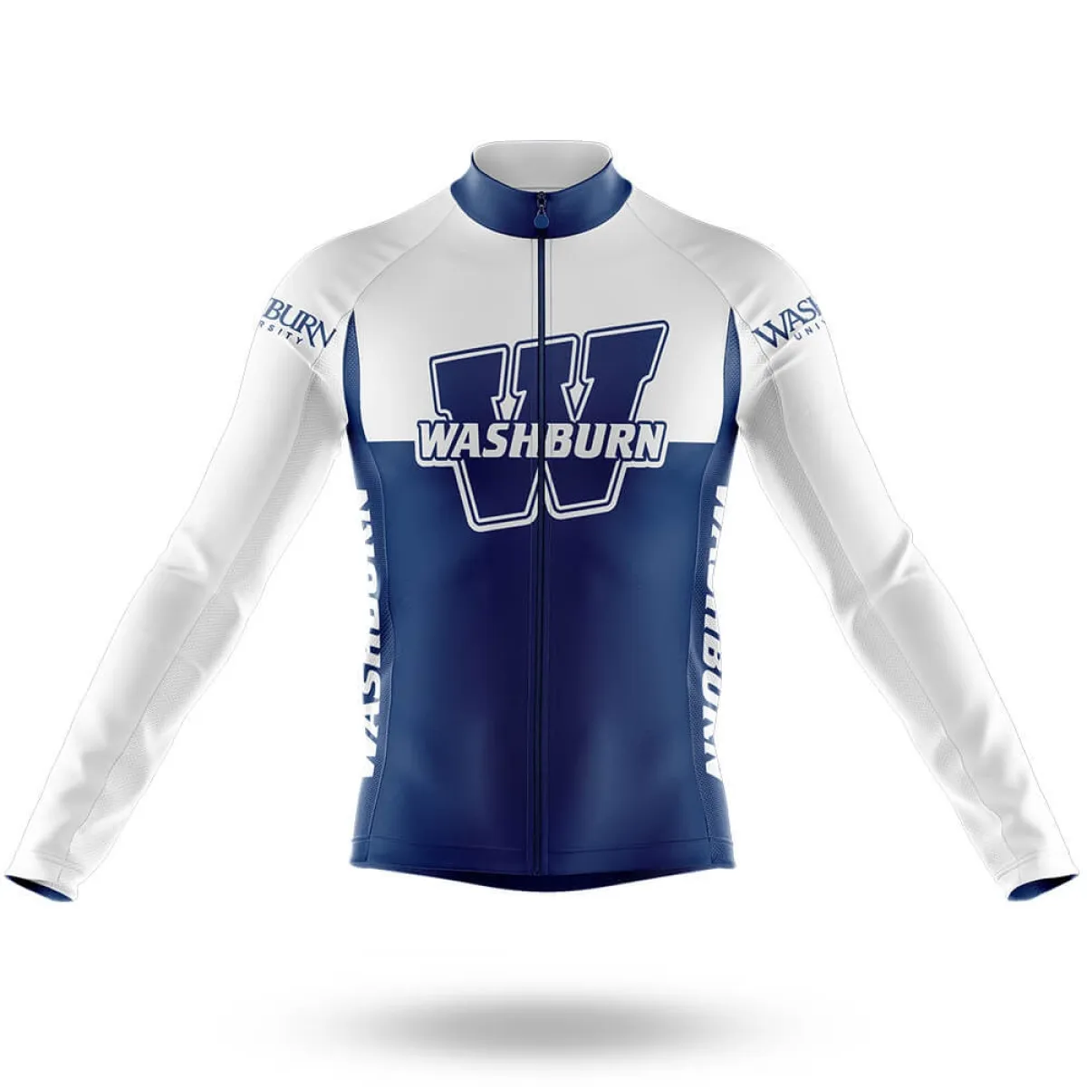 Washburn University V2 Long Sleeve Cycling Jersey Only