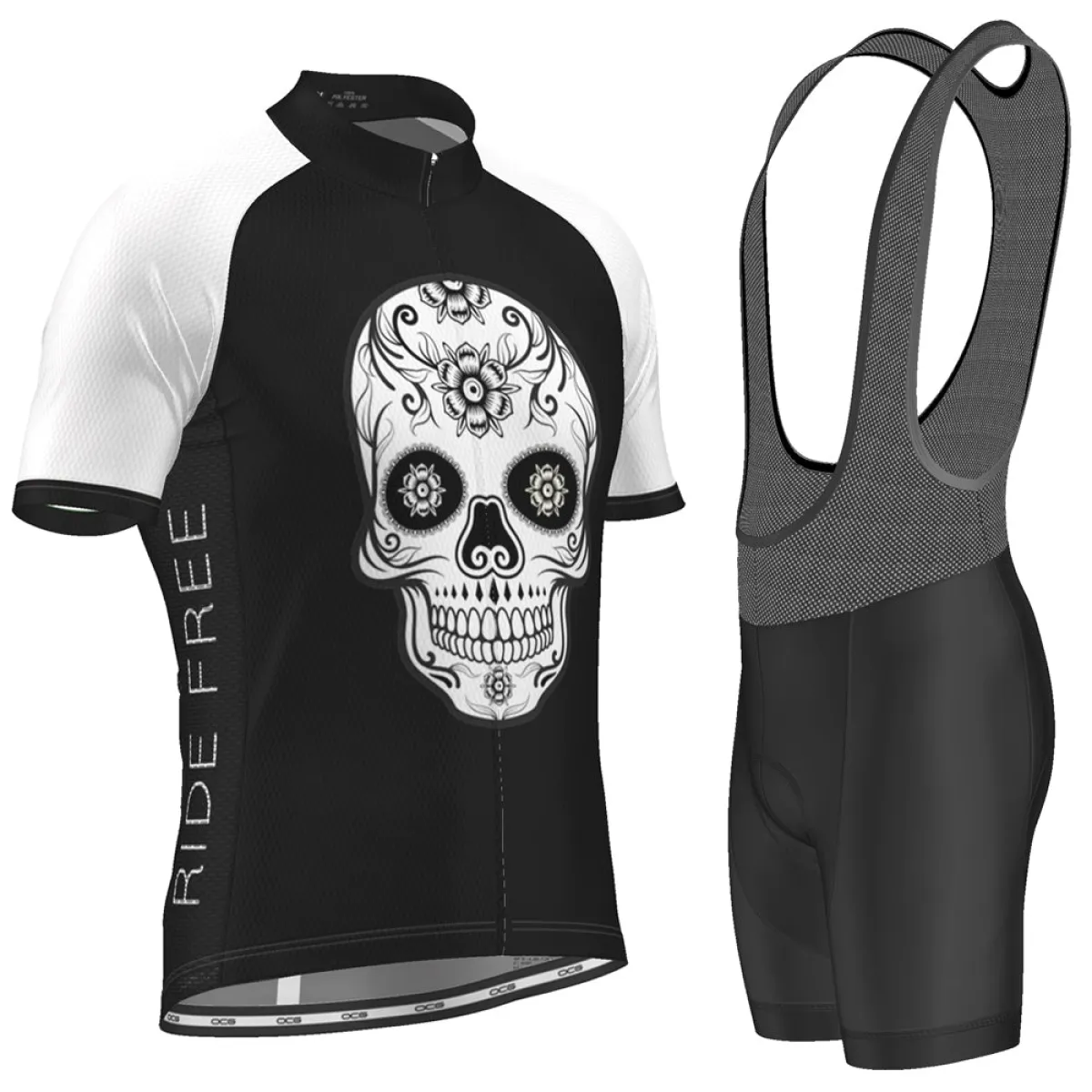 Men's Mexican Mask Short Sleeve Cycling Kit Online