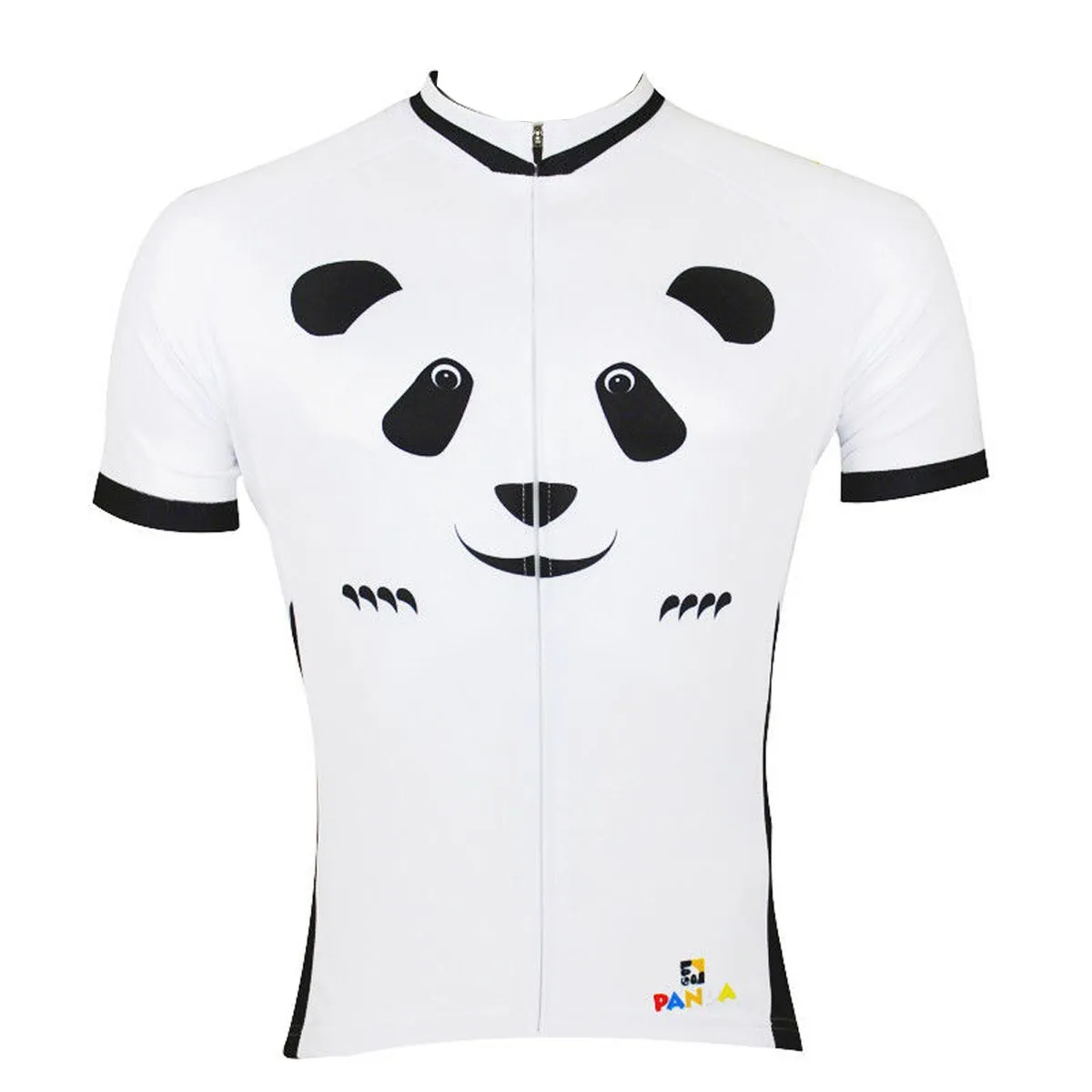 ILPALADINO Panda Men's Cycling Short Sleeve Bike Shirt Quick Dry Exercise Bicycling Pro Cycle Clothing Racing Apparel Outdoor Sports Leisure Biking Shirts NO.120