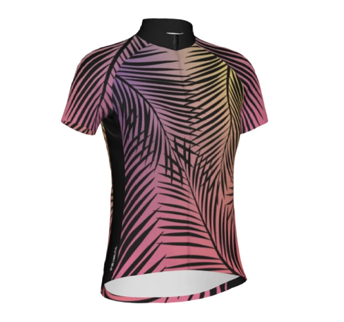 Primal Wear Fan Palm Full Zip Short Sleeve Women's Cycling Jersey