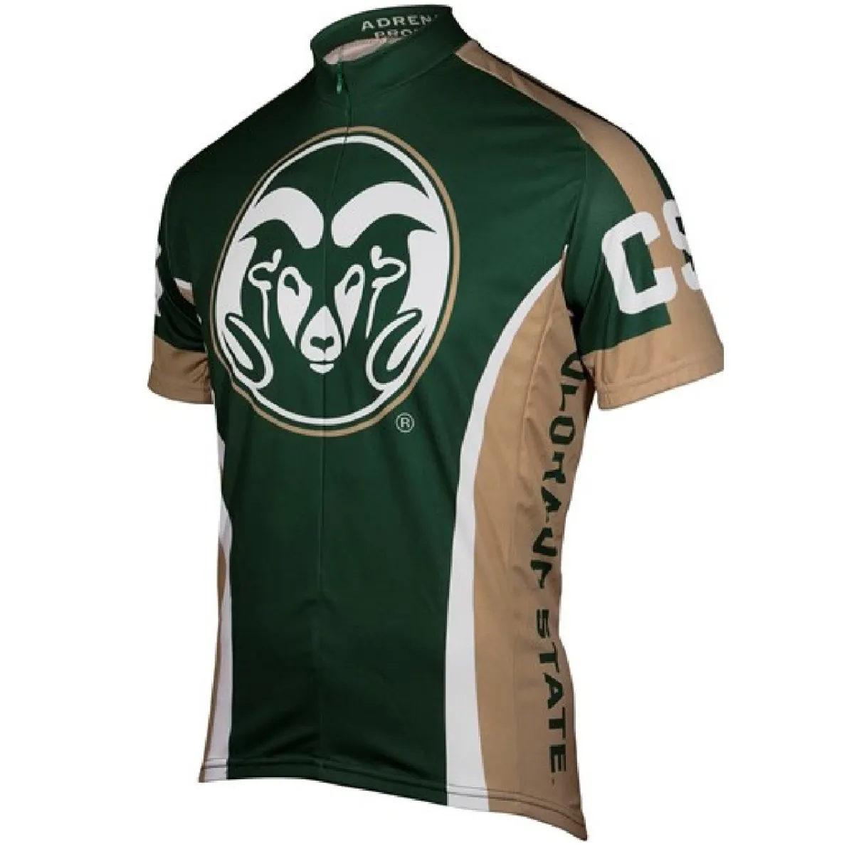 Adrenaline Promo Colorado State University College 3/4 zip Men's Cycling Jersey #Csu Jersey