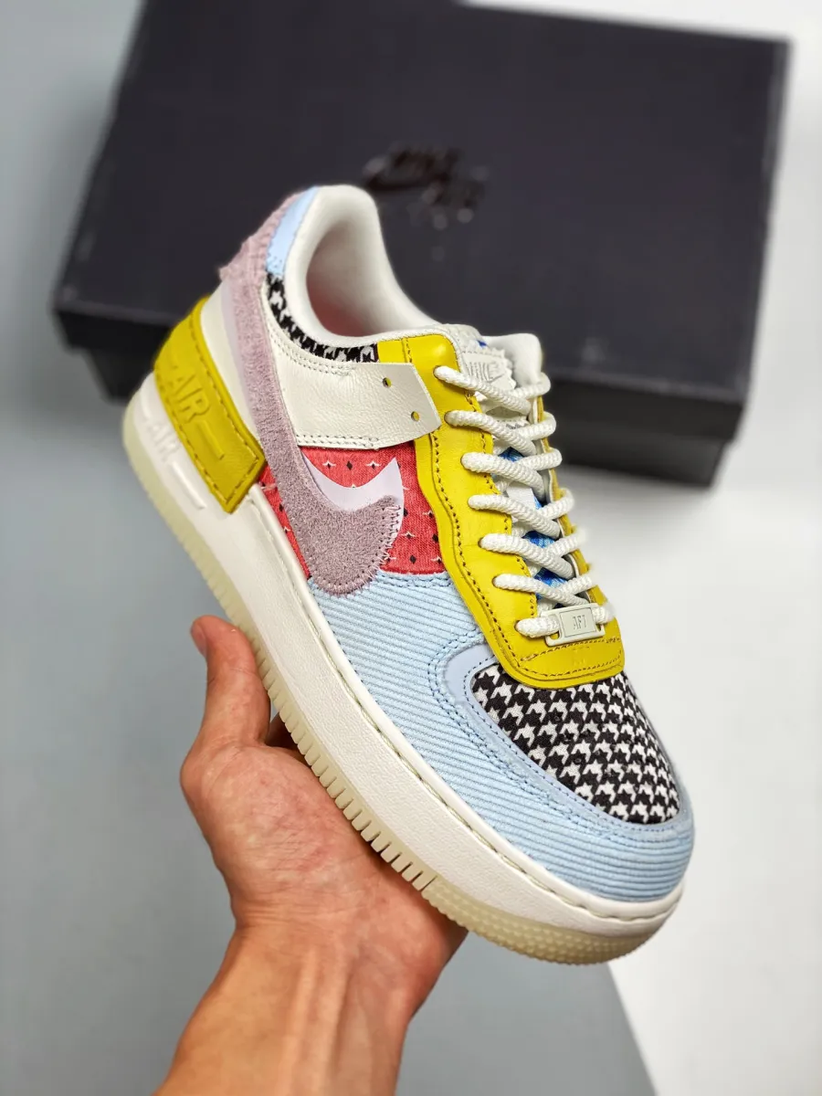 Nike Air Force 1 Shadow Multi Patterns - women air force 1 shadow