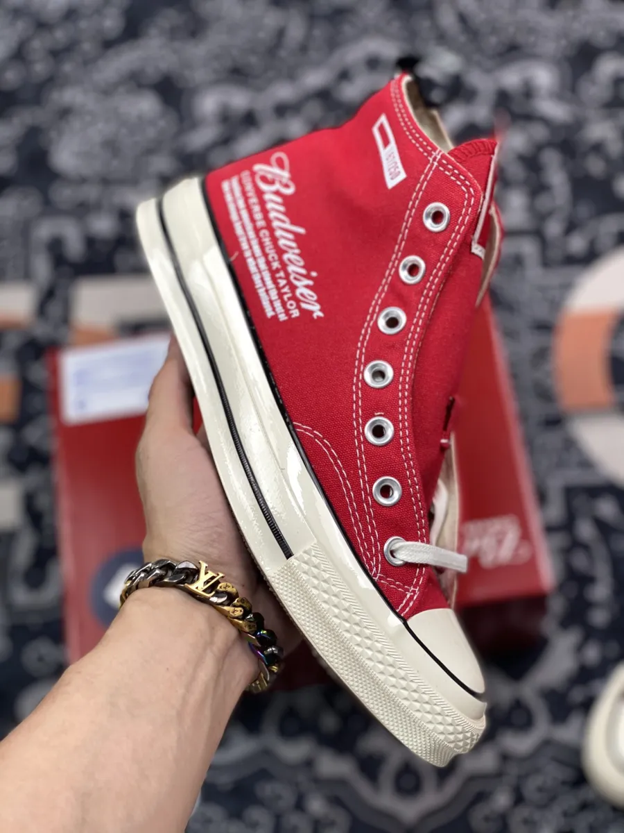 Budweiser X Converse Chuck 70 Red White For Sale
