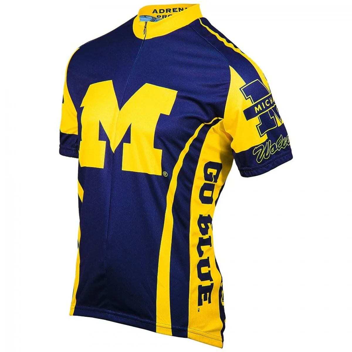 University of Michigan UMich Wolverines Cycling Short Sleeve Jersey