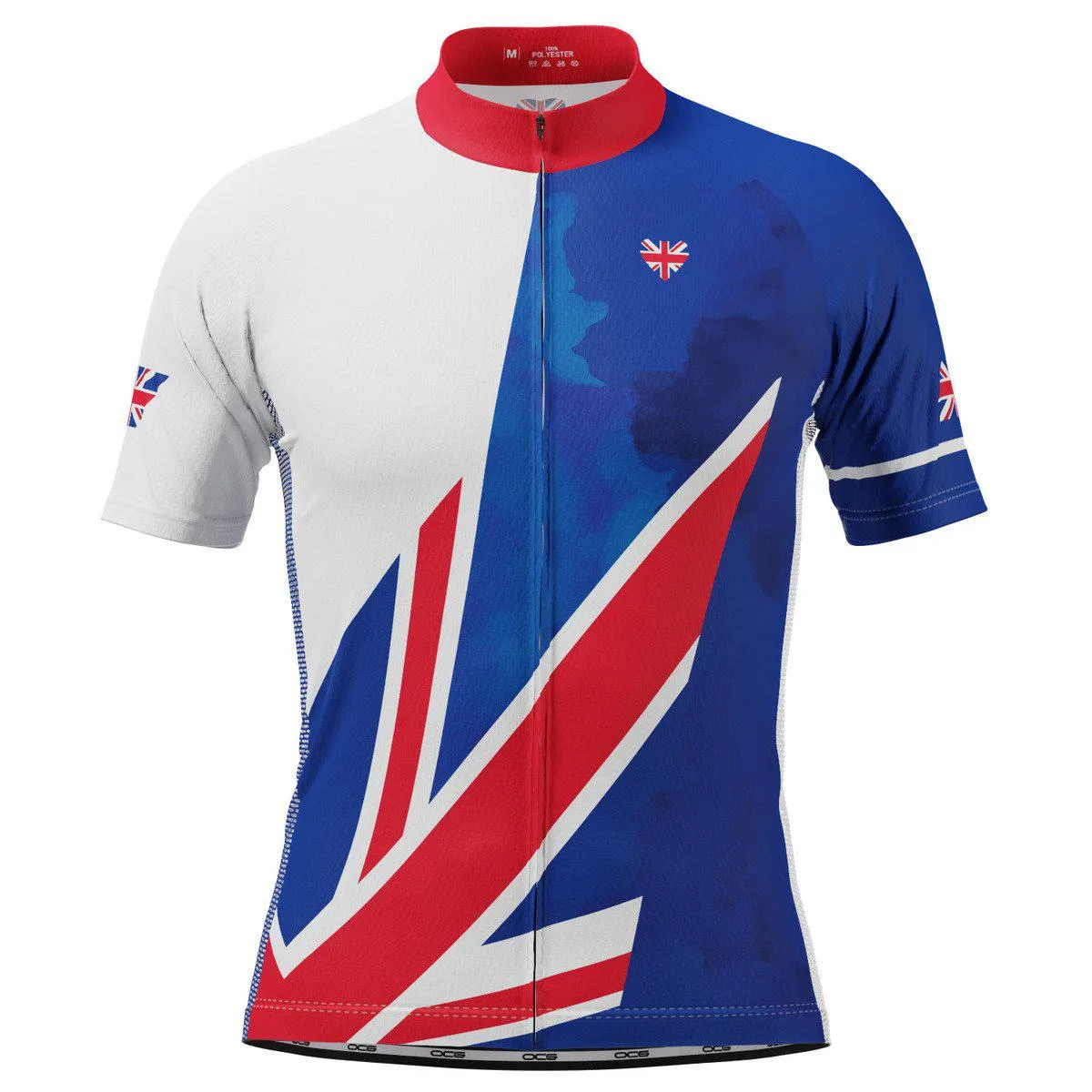 Men's UK Badge Union Jack Short Sleeve Cycling Jersey #Union Jack Shorts